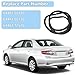 Rear Trunk Lid Weatherstrip Rubber Gasket Seal Fit for Toyota Corolla 2009 2010 2011 2012 2013, Roof Weatherstripping Seal Replace 64461-02120 6446102120 64461-02130 6446102130 64461-12570 6446112570