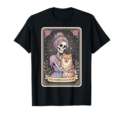The Pomeranian Mom Tarot Card T-Shirt