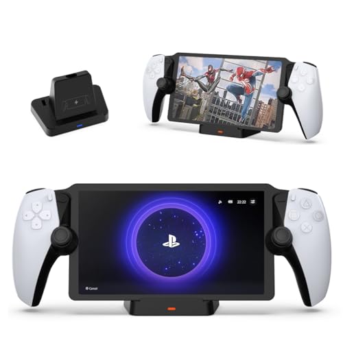 �yK&SGAMER�z PS�|�[�^�� 2way �����^�b�`�[�d �X�^���h PS5 �����[�g�v���C���[ �[�d�X�^���h Portal �h�b�L���O �[�d�X�e�[�V����