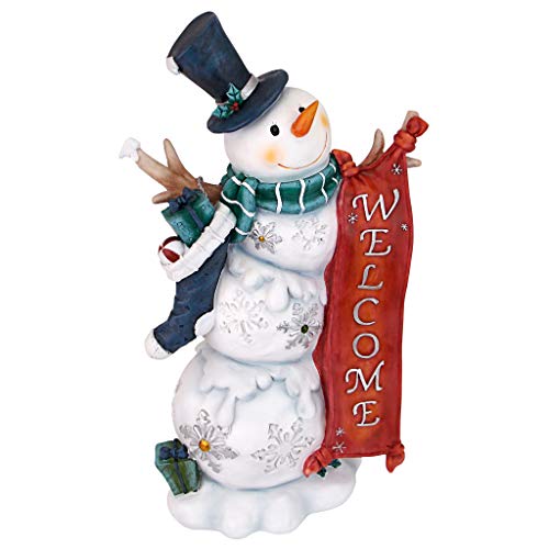 Design-Toscano-QM18002-Avalanche-The-Welcome-Snowman-Statue-17-Full-Color Design Toscano QM18002 Avalanche The Welcome Snowman Statue 17 Full Color