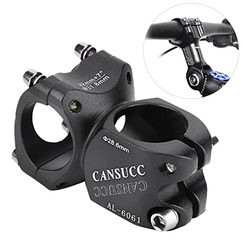 The Bicycle Short Handlebar Stem, Aluminum Alloy Short Handlebar Stem Bicycle Accessories For Mountain Bike 31.8X32Mm 31.8 * 32Mm Stem Aluminum Alloy Cycling Accessories Mountain Road Bike #TOP1