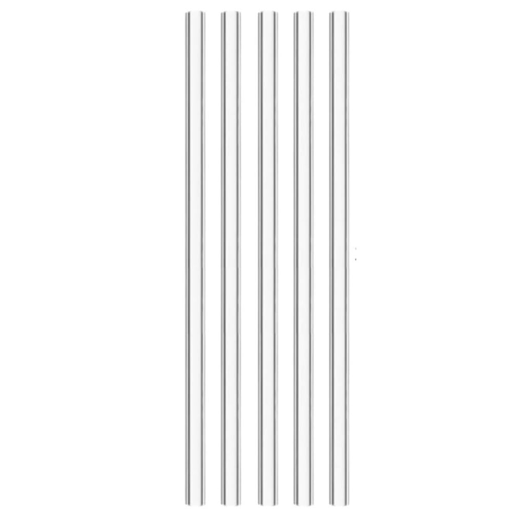 5Piezas Tubo Vidrio Cuarzo 30Cm Transparente 1Mm, Tubo Redondo Para Escuela | Tubo de vidrio de cuarzo redondo transparente(17mm)
