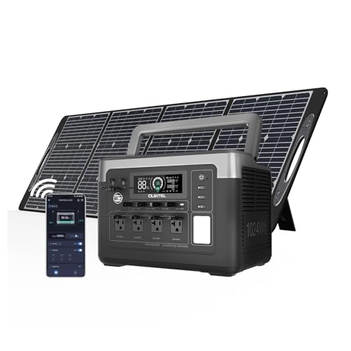 Top 10 Best Portable Generator for Rv: Buying Guide 11 OUKITEL P1000 PLUS 1800W Power Station with 100W Solar Panel(Peak 3600W), 1024Wh Solar Generator 1200W Fast Charging APP Control Emergency LiFePO4 Battery for Home Backup Camping RVs