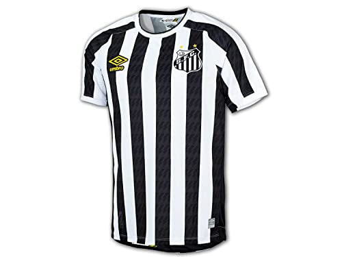 Camisa Santos Oficial 2 2021, Umbro, Masculino, Branco/Preto, M