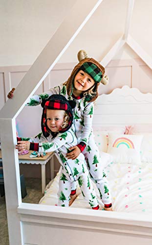Lazy One Flapjacks, Matching Christmas Pajamas for The Dog, Baby & Kids, Teens, and Adults (Evergreen Plaid, 12 MO)