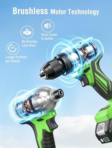 Taskstar 21V Brushless Drill & Impact Combo