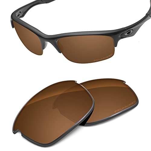 Image of Performance Replacement Lenses Compatible with Oakley Bottle Rocket OO9164 Polarized Etched-Nut Brown