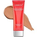 ANJOROUSA Body Coverage Perfector - Tattoo Cover Up Makeup,Body Foundation,Waterproof No Transfer Leg & Body Makeup (Bronze)