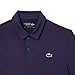 Lacoste Men's Regular Fit UV Protect Striped Golf Polo Shirt, Globe/Expresso Striped, XX-Large