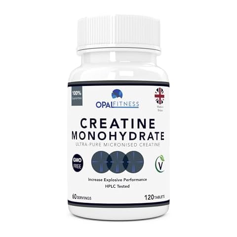 Opal Fitness Creatine Monohydrate Tablets for Muscle Strength Cover