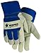MCR Safety 1955L Artic Jack Split Pigskin Thermosock Lined Gloves with 2-1/2-Inch Rubberized Cuff, Blue/Tan, Large, 1-Pair