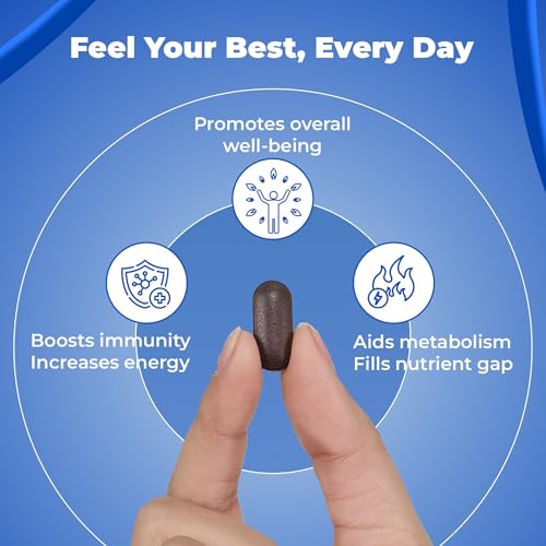 Image of Multivitamin Tablets for Men | With Vitamin C, B3, A, Calcium, Zinc, Ginseng Ext. & Mineral Blend | For Daily Vitality, Immunity & Metabolism Support (30 Tablets)