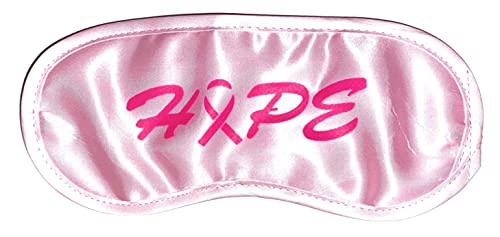 Breast Cancer Awareness Sleep Eye Pink MASK with "Hope" Printed Logo