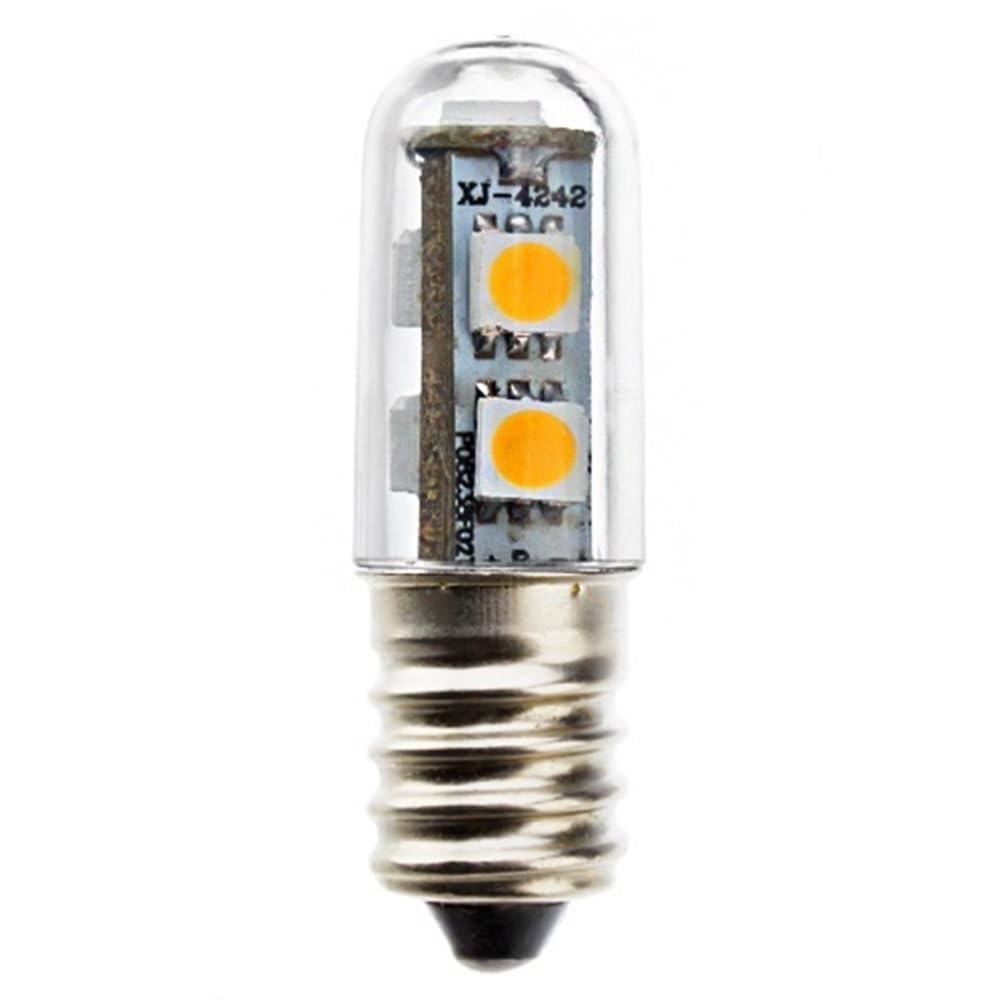 YXJX low voltage bulbs, Confezione da 20 lampadine a LED E14 AC/DC12V 1W 5050 SMD for macchina da cucire, piccole lampadine(2700K Warm White,12V)