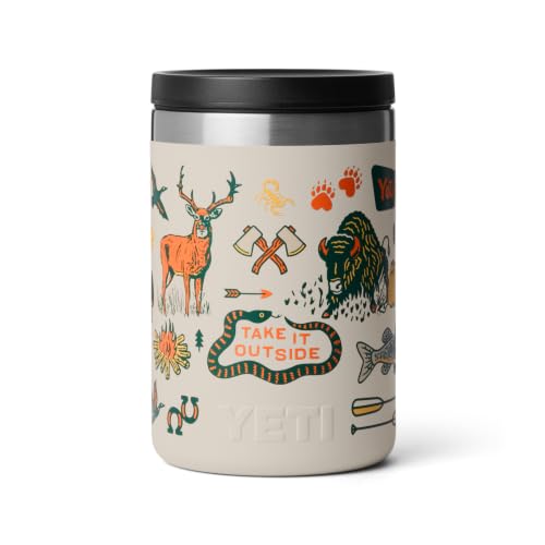 Image of YETI Rambler 16 oz Food Jar, Vacuum Insulated, Stainless Steel, With Airtight Lid, Cape Summer Camp