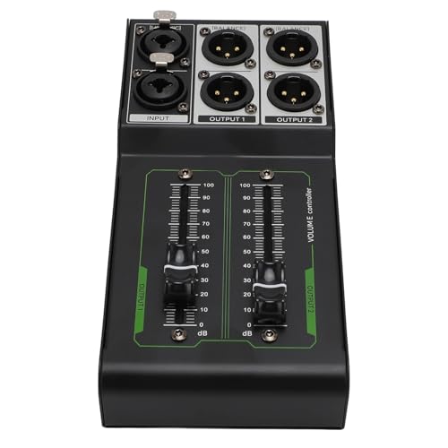 Controlador de Volumen Pasivo Dpofirs, Carcasa Metálica Profesional de 70 mm, Controlador de Sonido Pasivo Plug and Play para Ajuste Preciso del Volumen miniatura 4
