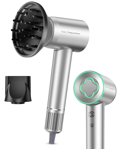 Professional Ionic Blowdryer with Magnetice Nozzle, Hairdryer for...