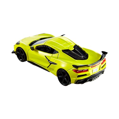 Hot Wheels Corvette Z06, Voiture De Collection Premium Réplique Échelle 1/43 avec Pneus Real Riders, Carrosserie Et Châssis Metal, À Collectionner, Jusqu'À 20 Éléménts Inclus, Jouet Adulte, HMD48