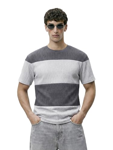 Image of The Indian Garage Co Men Slim Fit Solid Polo Neck Half Sleeves Tshirt