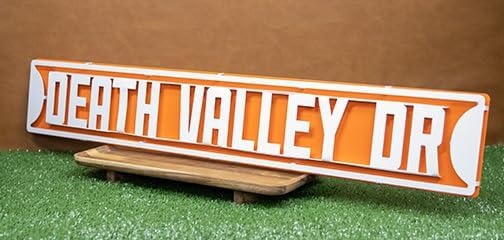 Clemson 3D Street Sign by Gameday Ironworks