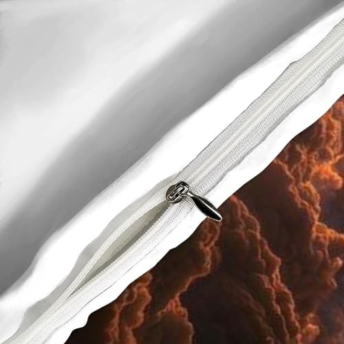 Housse de couette 135x200 microfibre 3D Lightning Bedding pour lit simple