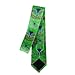 MZERSE Fashion Neckties Mens Shirt Uniform Skinny Tie for Business Holiday Necktie Peacock Feather Green
