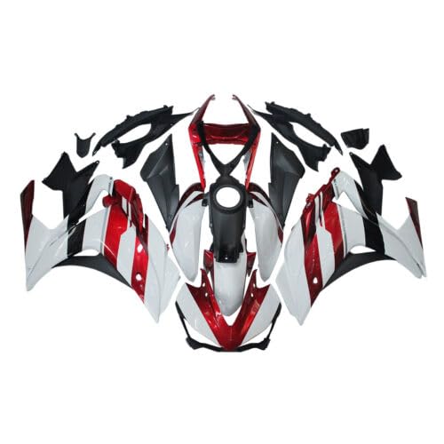 MZYPARTS Motorcycle ABS Plastic Fairings Fit for Yamaha 2015 2016 2017 2018 YZF R3 R25 15 16 17 18 Full Fairings Body Frame Bodywok Cowling Set - Red