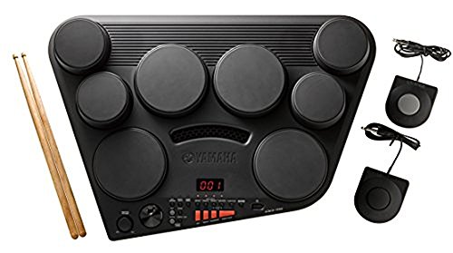 Yamaha DD75 Portable Digital Drums with 2 Pedals and Drumsticks - Power Adapter sold separately