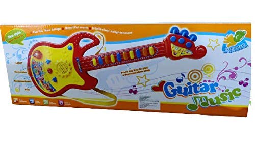 Sharva Enterprise Multi Color Electric Guitar Musical Toy