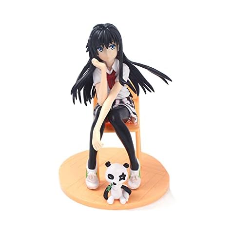 Zones.Toy Cute Anime Girl Figure Yahari Ore no Seishun Love Comedy wa Machigatteiru. Zoku - Yukinoshita Yukino Kawaii Figure (with Chair) Cover