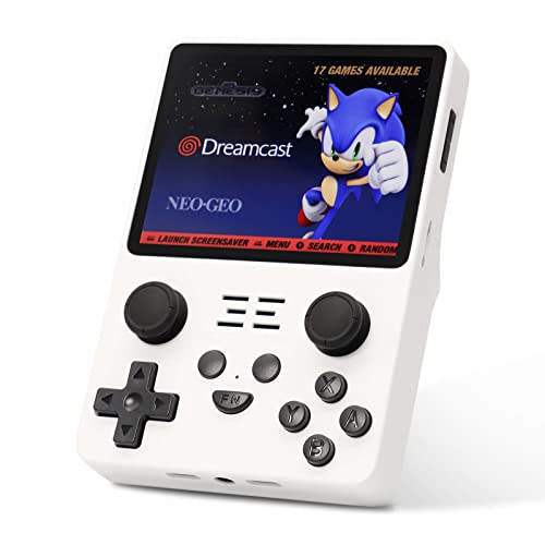 Console de jeu portable rétro RGB20s – Double système Android 11 & Linux, écran IPS 3,5, carte SD 16 G + 64 G, Wi-Fi 2,4 G/5 G, Bluetooth 4.2, batterie 3200 mAh, prend en charge plus de 30 000 jeux