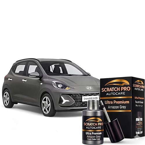 Image of HYUNDAI GRAND i10 NIOS Colors| 2K Paint Technology | Exact Color Match | Car Scratch Repair Paint | Automotive Touch Up Paint | Quick Dry | 12ml (Amazon Grey (A5G))