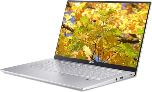 Image of Acer 14'' FHD IPS Laptop, Intel i7-1165G7 Processor Up to 4.69GHz, 8GB Ram, 512GB SSD, Super-Fast WiFi, Backlit Keyboard, Windows 11 OS, Dale Silver, Renewed