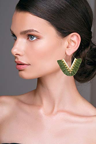 Tassel Hoop Earring Statement Thread Dangle Earrings Stylish Long Fringe Drop Earrings Lightweight Long Swingy French Hook Earrings for Women3