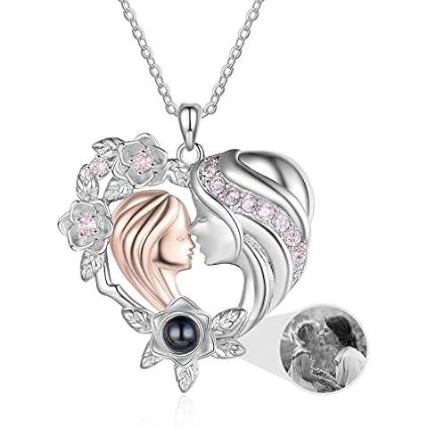 Collar Personalizado con Foto y Proyección para Madre e Hija Cover
