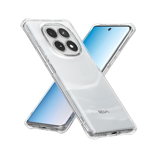 Cresee Hülle für Xiaomi Redmi Note 15 5G / Poco M8 5G, Transparent Case Handyhülle mit Verstärkte Ecken Schutzhülle Dünn Weich Cover Stoßfest Bumper für Redmi Note 15 5G / Poco M8 5G, Clear