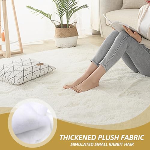 Tissu en peluche anti-effilochage fausse fourrure blanche super douce pour doudous zéro défaut