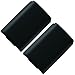 Price comparison product image 2 x Assecure black battery holder shell cover for Microsoft xbox 360 wireless controller