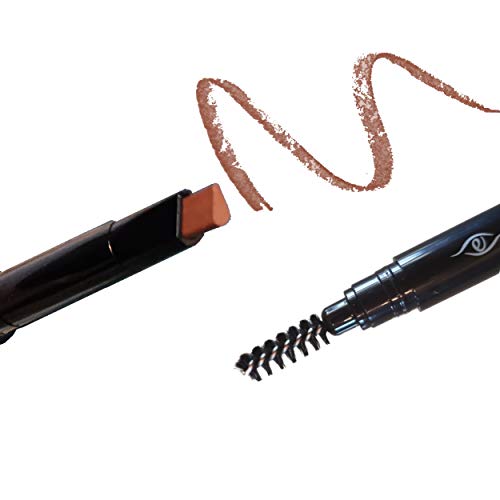 Eye Embrace The Ginge: Auburn Eyebrow Pencil (Waterproof, Double-Ended Automatic Angled Tip & Spoolie Brush, Cruelty-Free)