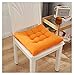 HFAFRZ Juego De 2/4/6 Cojines De Asiento para Silla De 40 X 40 Cm, CojíN para Silla De JardíN, BalcóN, Terraza, Asiento De JardíN (Cojines),Naranja,2 Packs