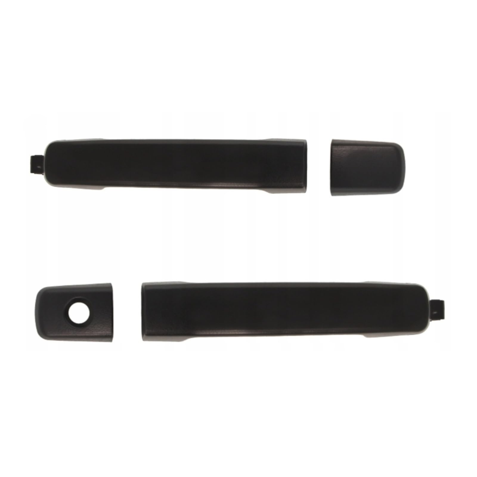 Byskjz One Color Car Exterior Door Handle For Nissan For Navara For D40 For Np300 2006-2014 For R51 For Maxima 2004-2008 Car Exterior Door Handle Front Left Right Black(Front Pair)