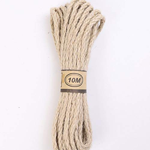 EXCEART 17 Pcs Rolos de Serapilheira Fita Curva- Nó Definir Rústico Tecido de Juta Guita Hemp Corda