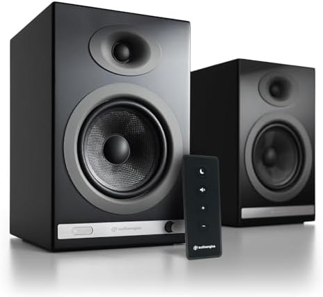 Audioengine HD5 150W Premium Bluetooth Bookshelf Speakers for Home Theaters and Studios