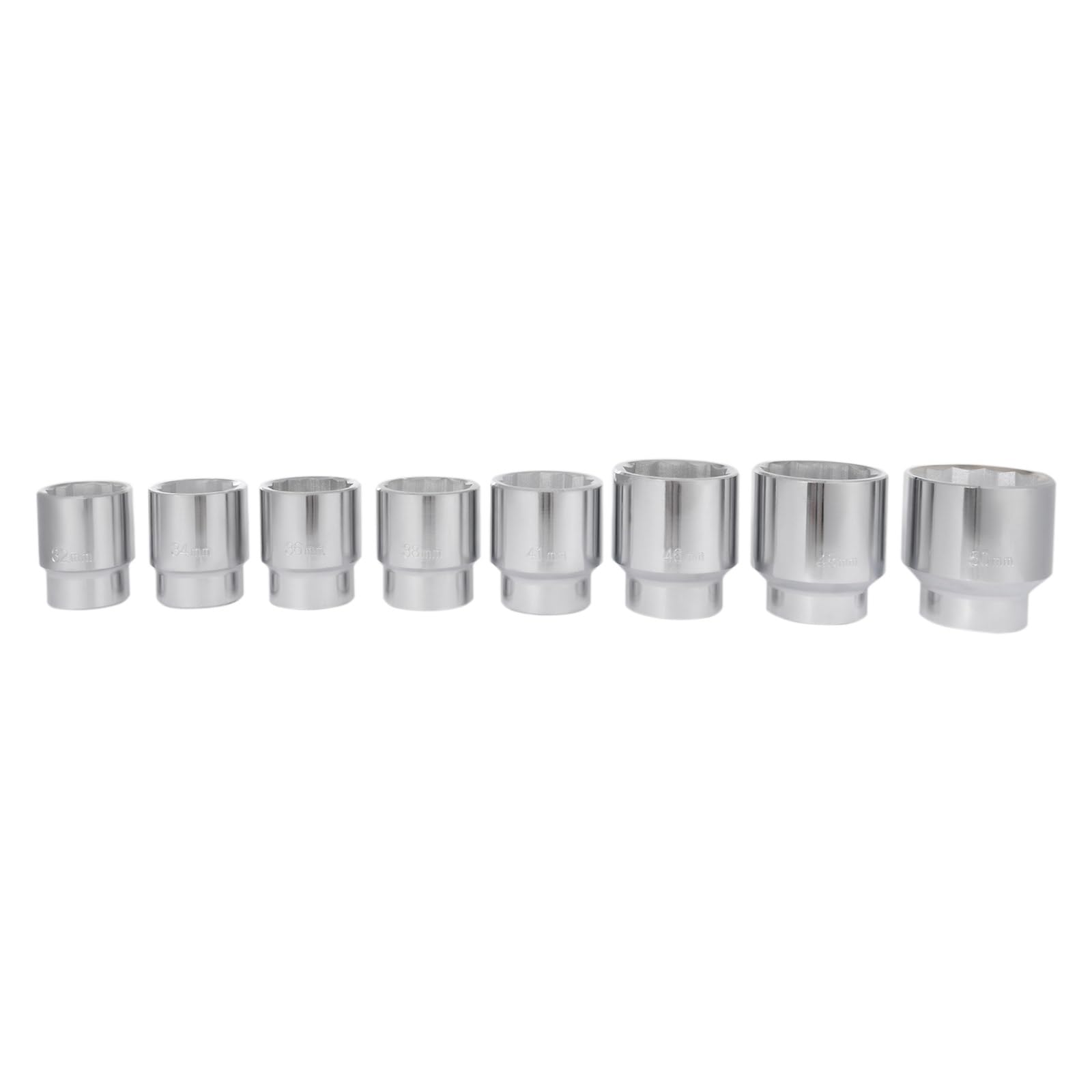 Set di 21 chiavi a cricchetto con 3/4" a 12 punti, con chiave a bussola, diametro 19-50 mm, utensili con valigetta 51 x 31 x 8 cm, per serraggio E-Torx triangolare