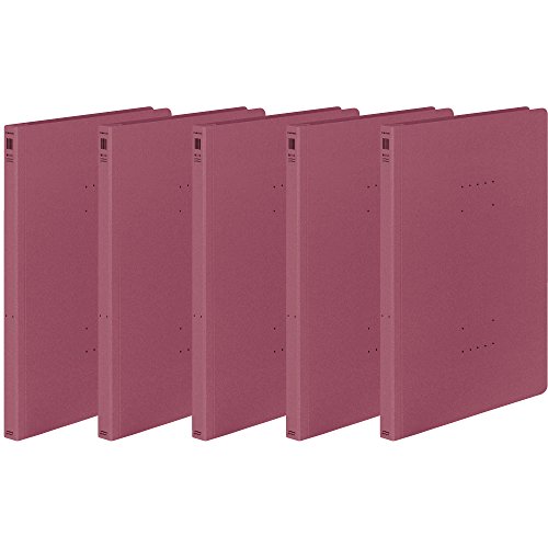 コクヨ ファイル フラットファイル NEOS A4 5冊 ワインレッド フ-NE10DRX5