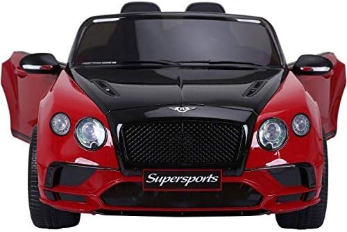 MegastarBentley Convertible Sports 12 V Car, Red, 52 X 34.2 X 21.6 Inches, 1155 -R