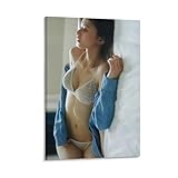 齋藤 飛鳥 Asuka Saito ポスター 壁掛けキャンバスアート｜モダンアート 寝室・リビング・学生寮用｜フレームあり・なし選択可能,あらゆる場所にフィットする複数のサイズをご用意.