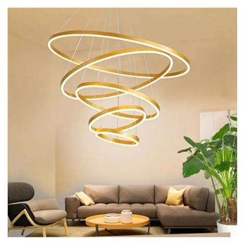 Lustre moderne pour plafond de salon et salle à manger avec LED