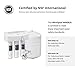 Whirlpool WHER25 Reverse Osmosis (RO) Filtration System With Chrome Faucet | Extra Long Life | Easy To Replace UltraEase Filter Cartridges, White