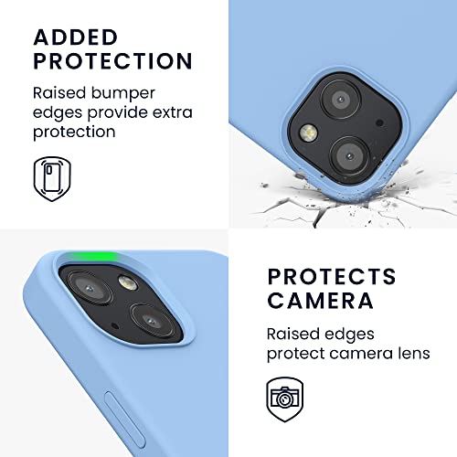 Kwmobile Case Compatible With Apple Iphone 13 Case - Tpu Silicone Phone Cover With Soft Finish - Dove Blue #TOP2
